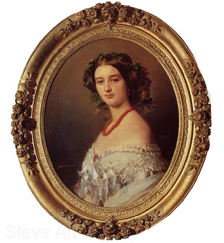 Franz Xaver Winterhalter Malcy Louise Caroline Frederique Berthier de Wagram, Princess Murat Spain oil painting art